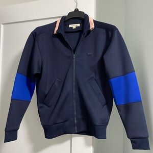 Lacoste Navy and Blue Track Jacket